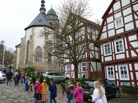 Palmsontag in St. Crescentius - Beginn der Heiligen Woche (Foto: Karl-Franz Thiede)